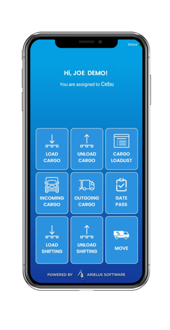 An image of the mobile app companion of arielusone enterprise