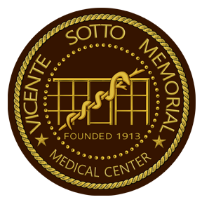A logo of Vicente Sotto Memorial Medical Center